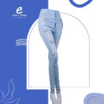 بنطلون جينز نسائي رسمات 2 AW40