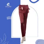 ⁦بنطلون نسائي جلد AW47⁩ - الصورة ⁦2⁩