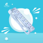 توصيلة كهرباء 5 متر 6 فتحات