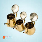 ⁦طقم كتالي ستيل لون ذهبي⁩ - الصورة ⁦2⁩