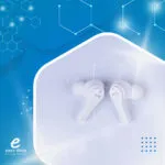⁦سماعة لاسلكية Lenovo بلوتوث أبيض⁩ - الصورة ⁦2⁩