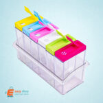 طقم علب بهارات مربع