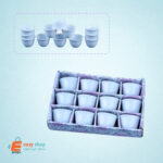 طقم فناجيل بن صغير 12 حبة