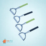 قشارة بطاط خشب ملون