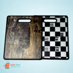 لوح تقطيع شكل شطرنج