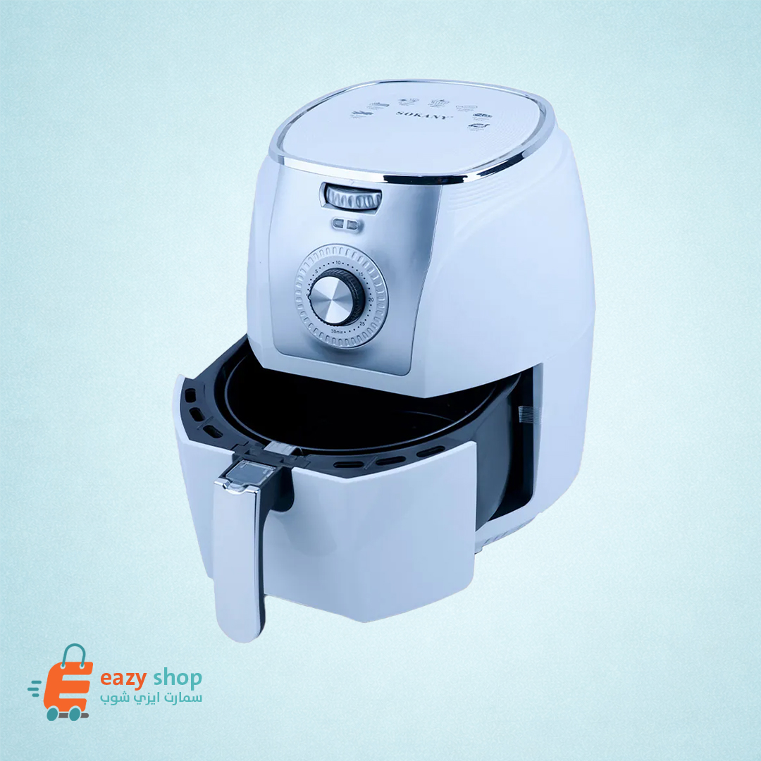 قلاية-شبس-كبير2-370x370 قلاية هوائية سوكاني 5 لتر 1500 وات - الصورة 1