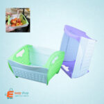 سلة فواكه بلاستيك قابلة للطي