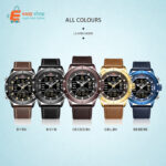 ⁦ساعة نافي فورس جلد موديل 9153⁩ - الصورة ⁦2⁩