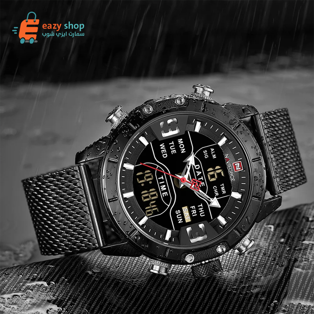 نافي-فورس-9153-حديد-2 ساعة نافي فورس حديد موديل 9153 - الصورة 1