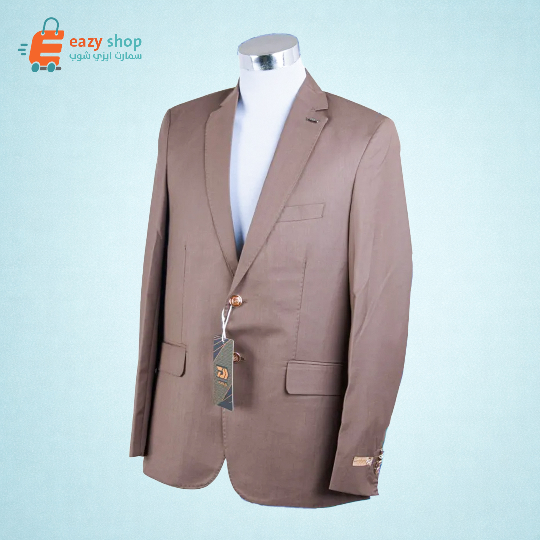 كوت-بني-صافي-1-1536x1536 كوت رجالي سلك صافي - الصورة 1