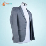 ⁦كوت رجالي مربعات سلك⁩ - الصورة ⁦2⁩