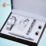 طقم رجالي ساعة مع إكسسوارات 3