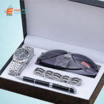 طقم رجالي ساعة مع إكسسوارات 5