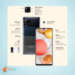 جوال جلاكسي A42 128G شريحتين مستخدم نظيف