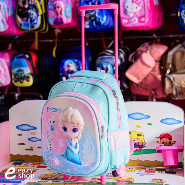 شنطة مدرسية بناتي عجلات فريزون
