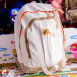 شنطة مدرسية قماش بناتي