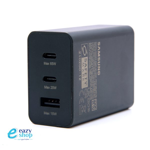 راس شاحن كهرباء جلاكسي USB-2PD-65W