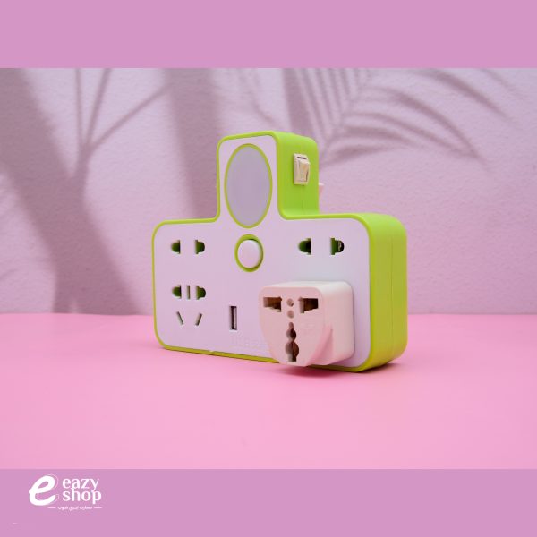 توصيلة كهرباء 4 فتحات USB جدار
