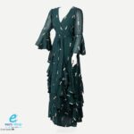 فستان نسائي شيفون طبقات 6258