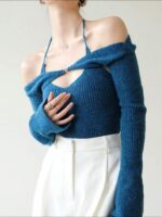 ⁦بلوزة صوف كم خارجي 3040⁩ - الصورة ⁦3⁩