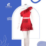 طقم نسائي أبو فوطة كتان مقطع AW20