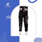 بنطلون بناتي جينز كبير ابو ترتر رسمة AW38