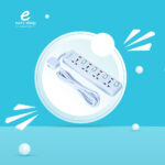 توصيلة كهرباء 3 متر 4 فتحات