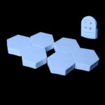 لمبة سداسي لون أبيض