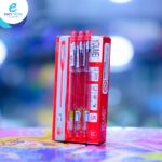 باكت اقلام جل احمر 12 حبه