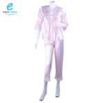 ⁦بجامة نسائي حرير طويل 2018-1⁩ - الصورة ⁦3⁩