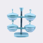 ⁦طقم مطايب زجاج على قاعدة⁩ - الصورة ⁦4⁩