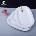 صحن ميلامين مسطوح كبير