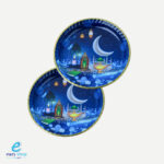 صحن تقديم بلاستيك مدور شبه كبير