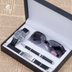 طقم رجالي ساعة مع إكسسوارات 2