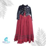 فستان شبابي أبو جاكت جلد 42-44-46