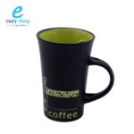 ⁦كوب سيراميك ملون مع ملعقة 7103⁩ - الصورة ⁦3⁩