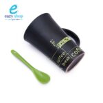 كوب سيراميك ملون مع ملعقة 7103