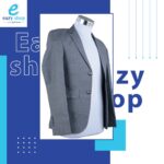 ⁦كوت رجالي مربعات سلك⁩ - الصورة ⁦2⁩