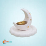 ⁦مبخرة شكل هلال رسومات نجوم⁩ - الصورة ⁦2⁩